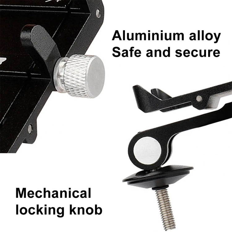 GUB G-95 Bicycle Mobile Phone Holder Bicycle Navigation Handlebar Bowl Cover Mount(Black) - Holders by GUB | Online Shopping South Africa | PMC TechLife | Buy Now Pay Later Mobicred