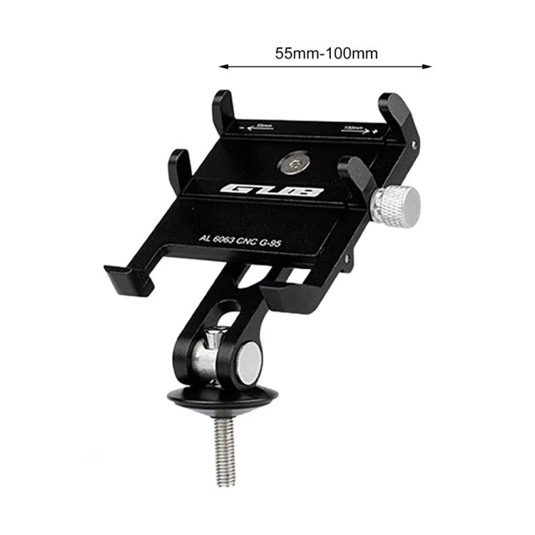 GUB G-95 Bicycle Mobile Phone Holder Bicycle Navigation Handlebar Bowl Cover Mount(Black) - Holders by GUB | Online Shopping South Africa | PMC TechLife | Buy Now Pay Later Mobicred