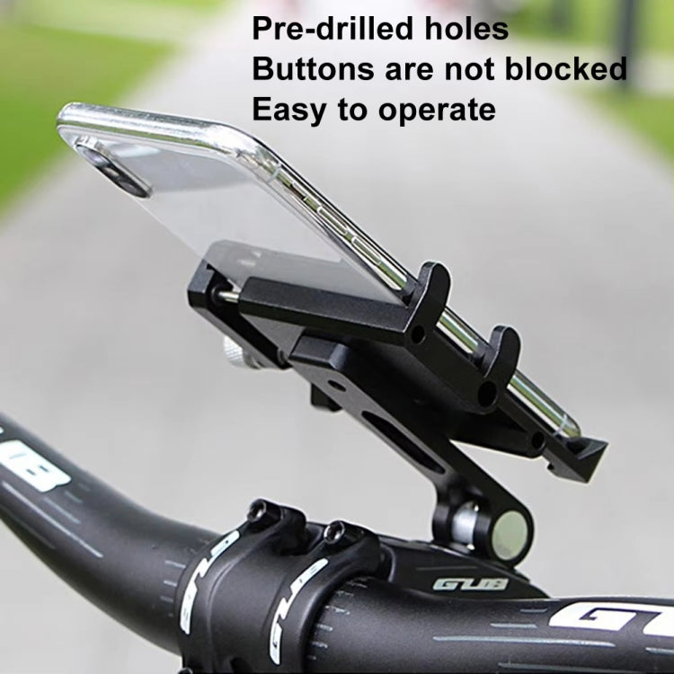 GUB G-95 Bicycle Mobile Phone Holder Bicycle Navigation Handlebar Bowl Cover Mount(Black) - Holders by GUB | Online Shopping South Africa | PMC TechLife | Buy Now Pay Later Mobicred