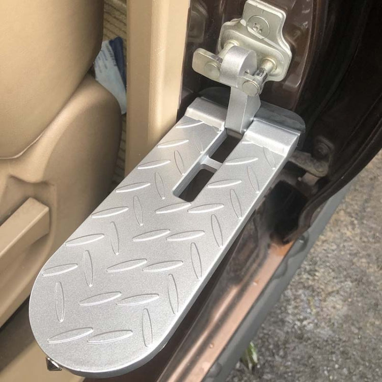 Car Extension Assisted Boarding Hooks Footrests(Silver) - Foot Pedal by PMC TechLife | Online Shopping South Africa | PMC TechLife | Buy Now Pay Later Mobicred