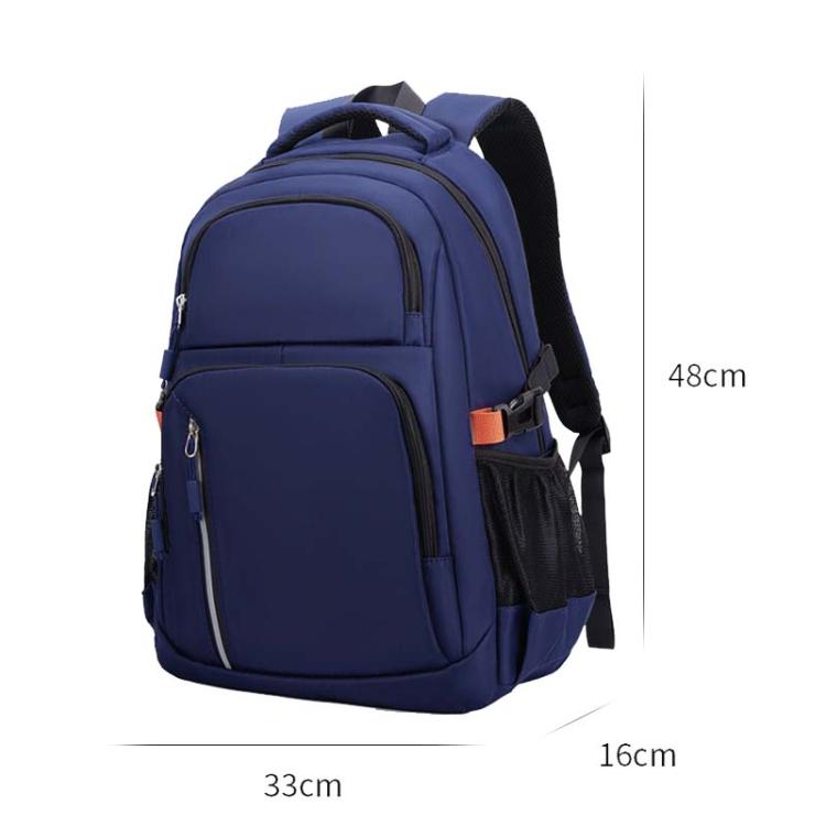 SKV B23344 Men Large Capacity Business Laptop Backpack Outdoor Traveling Double Shoulder Bag(Blue) - Backpack by SKV | Online Shopping South Africa | PMC TechLife | Buy Now Pay Later Mobicred