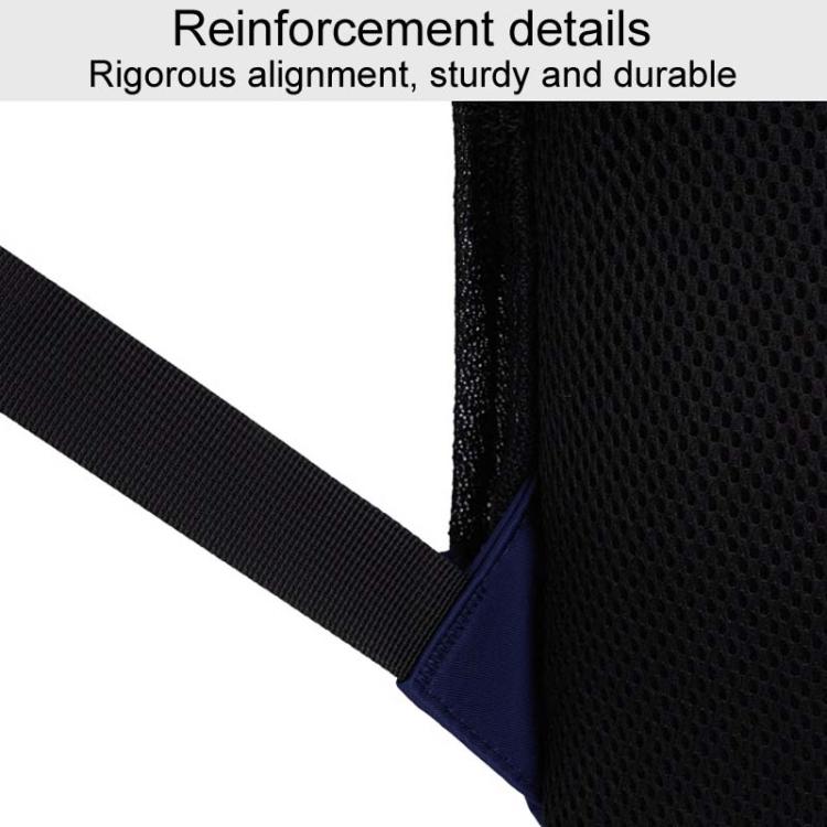 SKV B23344 Men Large Capacity Business Laptop Backpack Outdoor Traveling Double Shoulder Bag(Blue) - Backpack by SKV | Online Shopping South Africa | PMC TechLife | Buy Now Pay Later Mobicred