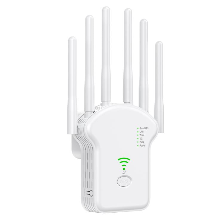 Urant U13 1200Mbps 2.4G/5G Dual Band WiFi Repeater Signal Amplifier EU Plug White - free shipping - PMC TechLife - Order now!