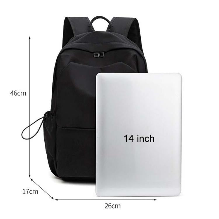 SKV B1530 Large Capacity Student School Bag Casual Double Shoulder Laptop Backpack(White) - Backpack by SKV | Online Shopping South Africa | PMC TechLife | Buy Now Pay Later Mobicred