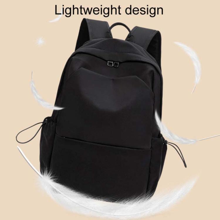 SKV B1530 Large Capacity Student School Bag Casual Double Shoulder Laptop Backpack(Black) - Backpack by SKV | Online Shopping South Africa | PMC TechLife | Buy Now Pay Later Mobicred