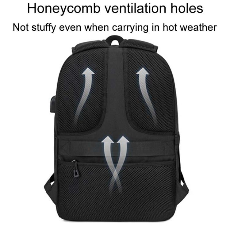 SKV B21071 Large Capacity Student School Bags Leisure Traveling Double Shoulder Laptop Backpack(Blue) - free shipping - PMC TechLife - Order now!