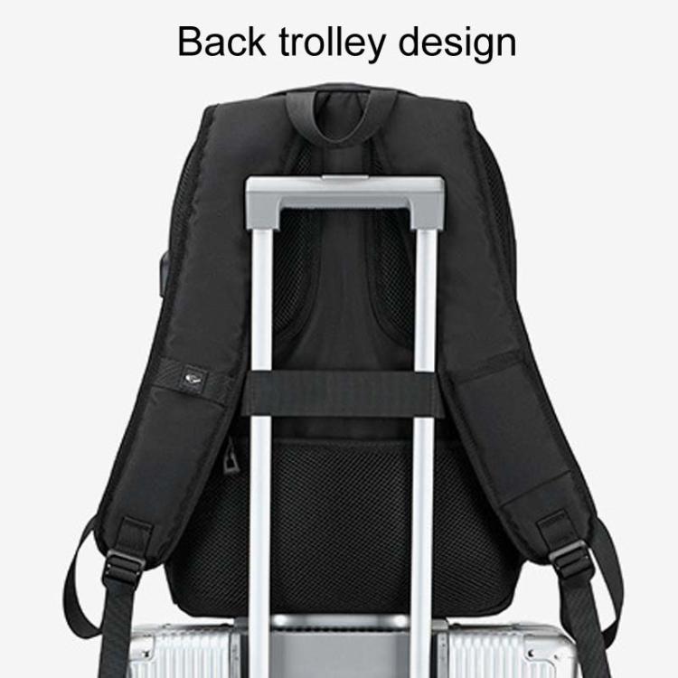 SKV B21071 Large Capacity Student School Bags Leisure Traveling Double Shoulder Laptop Backpack(Silver Gray) - Backpack by SKV | Online Shopping South Africa | PMC TechLife | Buy Now Pay Later Mobicred