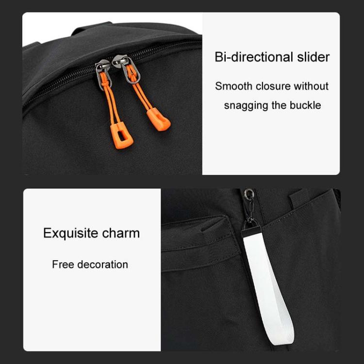 SKV B21071 Large Capacity Student School Bags Leisure Traveling Double Shoulder Laptop Backpack(Silver Gray) - Backpack by SKV | Online Shopping South Africa | PMC TechLife | Buy Now Pay Later Mobicred