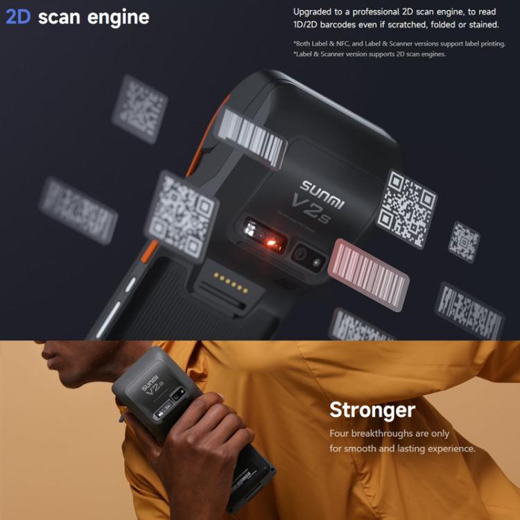SUNMI V2s Scanning Label Printing Cash Register, Spec: Scanner 2+16G(EU Plug) - free shipping - PMc TechLife - Order now!