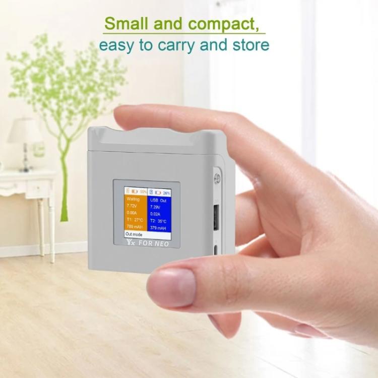 For DJI Neo Drone YX Color Screen Battery Charger Charge 2 Batteries(Gray) - free shipping - PMC TechLife - Order now!