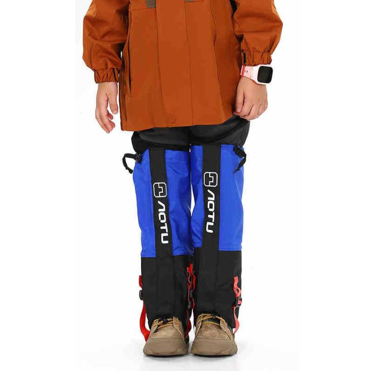 AOTU  AT8913 1pair Children Riding Skiing Waterproof Calf Protectors Outdoor Sandproof Shoes Covers, Color: Blue L - free shipping - PMC TechLife - Order now!