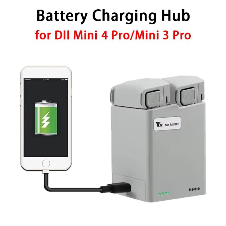 For DJI Mini 4 Pro / Mini 3 Pro / Mini 3 YX  Dual-Way Charger Battery Manager With 35W EU Plug - free shipping - PMC TechLife - Order now!