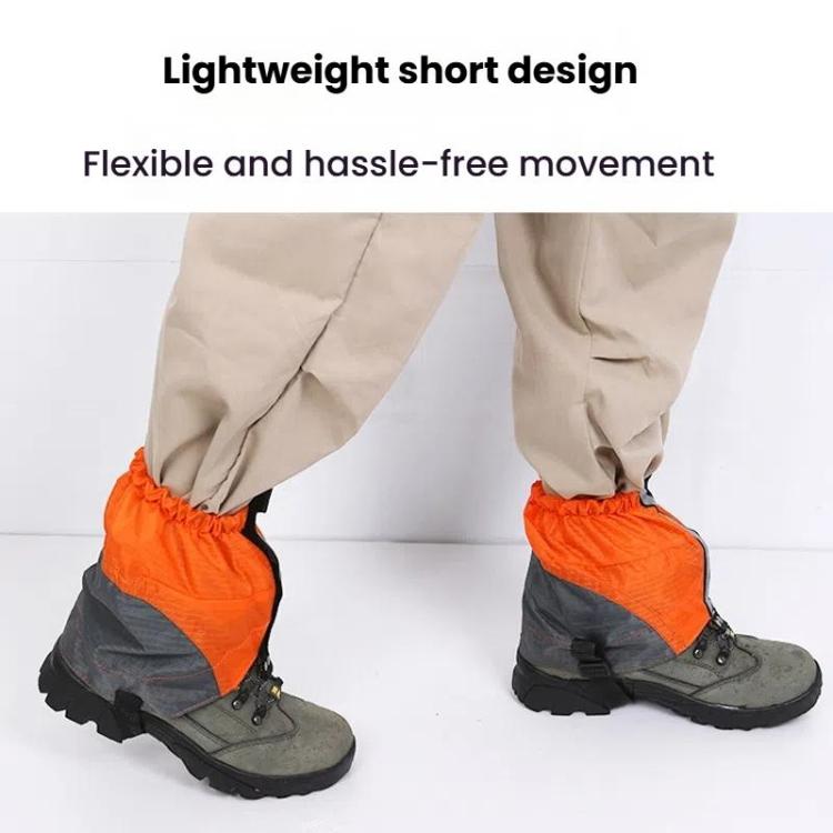 AOTU AT8917 1pair With Reflective Strip Outdoor Mountaineering Hiking Snowproof Footwear Desert Sandproof Shoe Covers(Blue) - Mountaineering Outfit by AOTU | Online Shopping South Africa | PMC TechLife | Buy Now Pay Later Mobicred