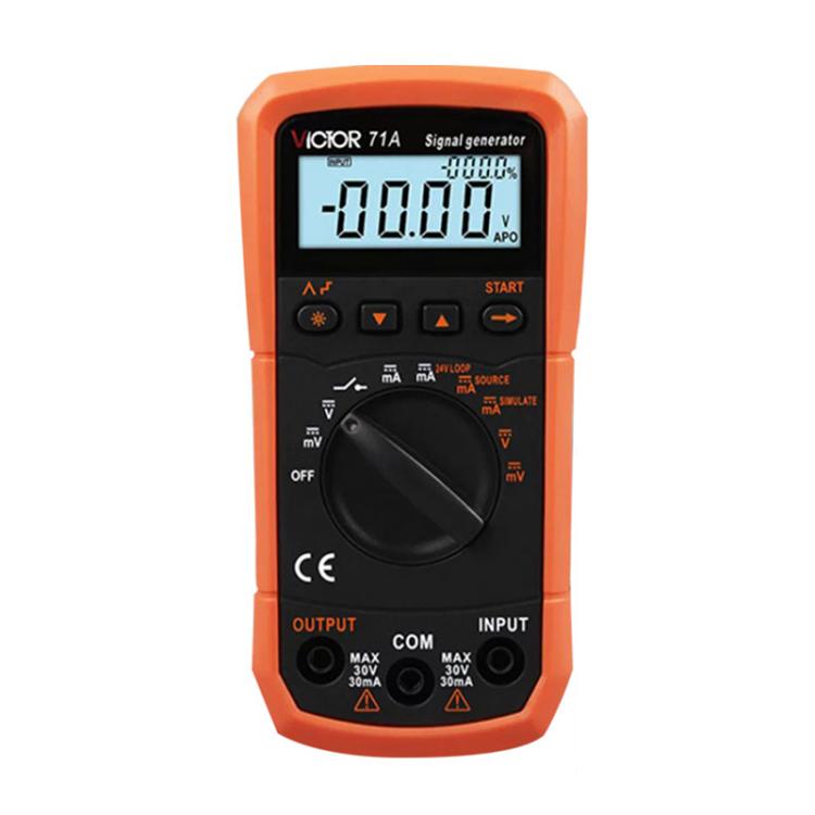 Victor Output Current Voltage Process Signal Source Multimeter, Model: VC71A - free shipping - PMC TechLife - Order now!