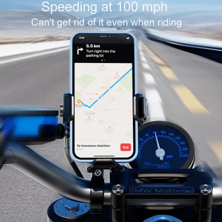 Kewig M33-C2 Outdoor Motorcycle Bike Riding Anti-Theft Shock Absorbing Cell Phone Holder(Mirror Base Model) - free shipping - PMC TechLife - Order now!