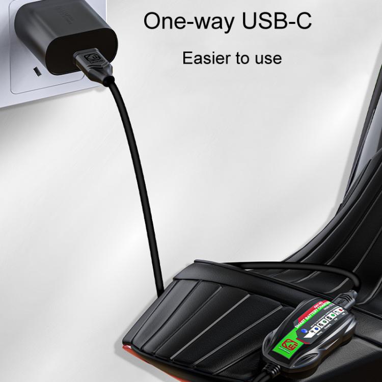 Kewig B12 Motorcycle Lead-Acid Battery Modified Charger(Black) - free shipping - PMC TechLife - Order now!