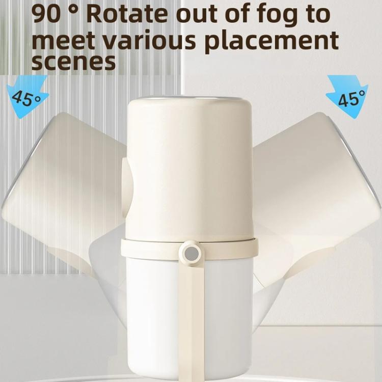 Desktop Dual Port Humidifier Portable Mini Air Purifier With Nightlight, Color: White+Base - free shipping - PMC TechLife - Order now!