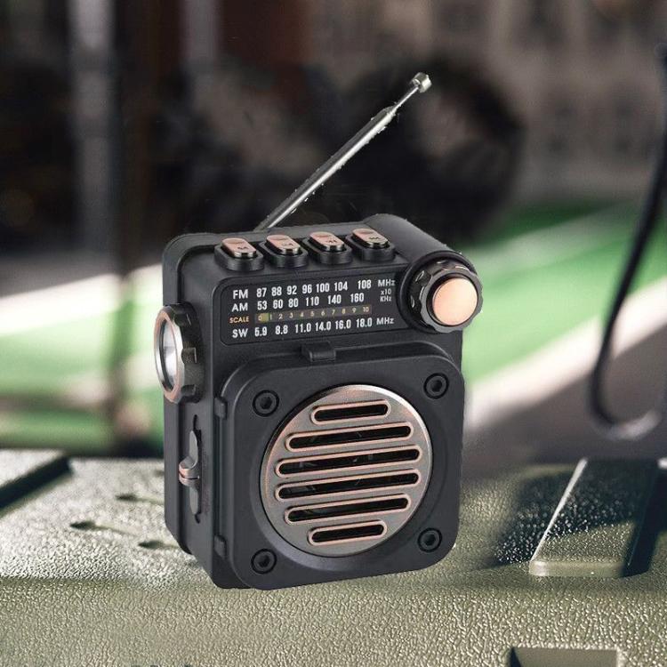 PuXing M8BT Mini Multi-band FM / AM / SW Radio with LED Flashlight - free shipping - PMC TechLife - Order now!