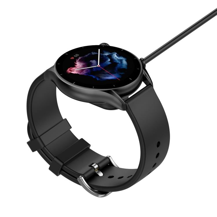 1m Watch Magnetic Charging Cable For Amazfit GTR 4 / GTR 4 Pro / GTS4 / T-Rex 2 / GTR 3 Pro / GTR 3 / GTS3(Black) - Charger by PMC TechLife | Online Shopping South Africa | PMC TechLife | Buy Now Pay Later Mobicred