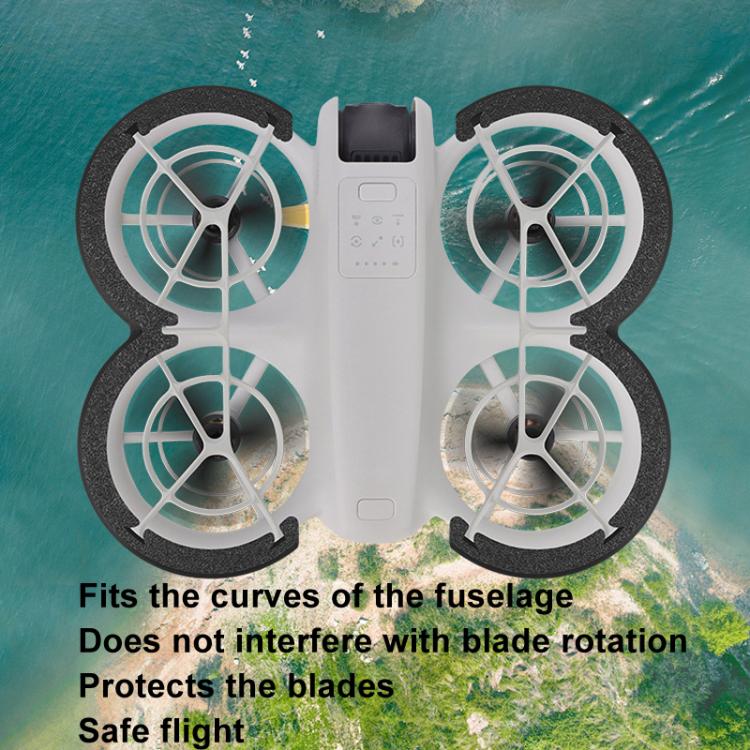 For DJI Neo CQT Impact Protection Cover + Bumper + Folding Stand + Tail Wing 4 In 1 Set(Gray) - free shipping - PMC TechLife - Order now!