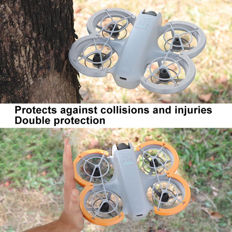 For DJI Neo CQT Paddle Bumper Ring Protective Cover Scratch Resistant Bumper Strips(Black) - free shipping - PMC TechLife - Order now!