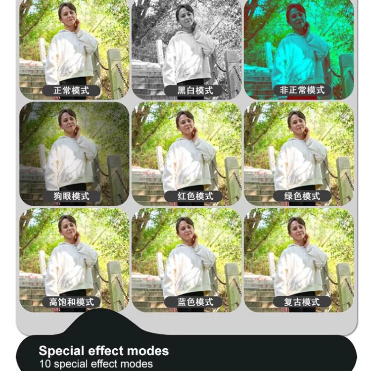 4K HD Touch Screen Digital Micro SLR Camera MP3 DSLR Camcorder 64MP Anti-Shake Vlogging Video Camera(Black) - Video Cameras by PMC TechLife | Online Shopping South Africa | PMC TechLife | Buy Now Pay Later Mobicred