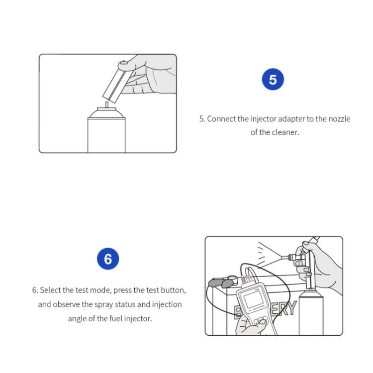 OBDResource 5V/12V Automotive Fuel Injector Custom Settings Dual Head Tester - free shipping - PMC TechLife - Order now!
