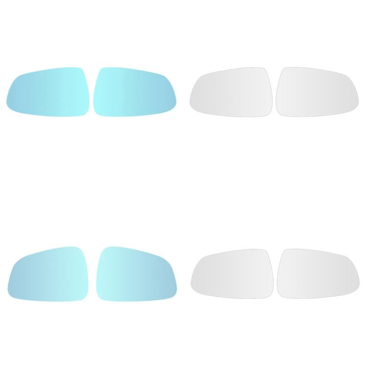 For Tesla Model X White Wide Field Of View Anti-glare Rearview Mirror Reversing Lens - Convex Mirror & Accessories by PMC TechLife | Online Shopping South Africa | PMC TechLife | Buy Now Pay Later Mobicred