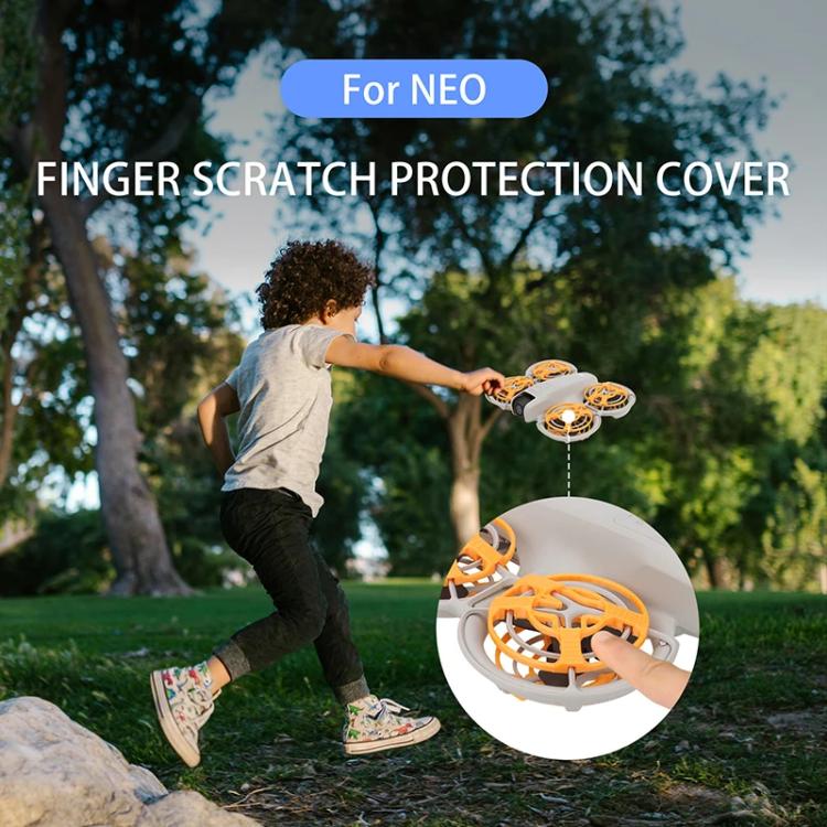 For DJI Neo CQT Drone Landing Scratch Protective Cover Prevent Finger Scratch Protective Cover Accessories, Color: Lower Black - free shipping - PMC TechLife - Order now!
