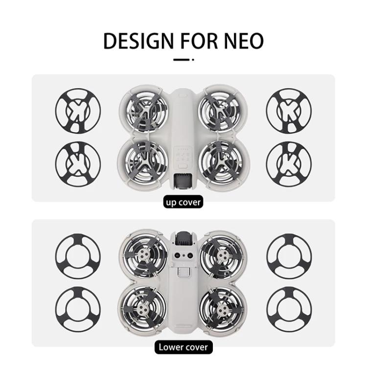 For DJI Neo CQT Drone Landing Scratch Protective Cover Prevent Finger Scratch Protective Cover Accessories, Color: Upper Gray - free shipping - PMC TechLife - Order now!