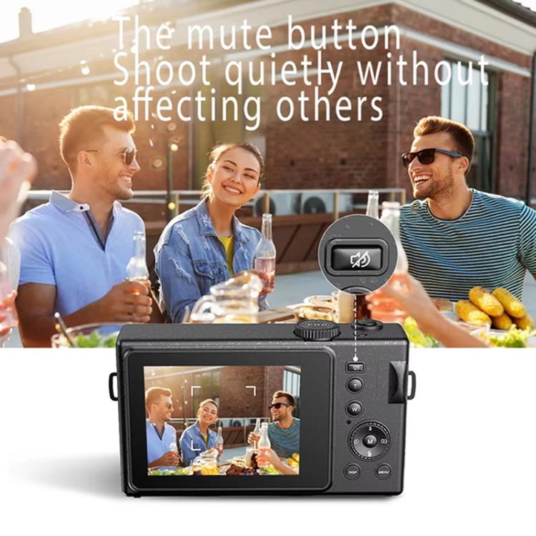 AMKOV CD-R1 24MP HD Pixel Shooting Student Camera 1080P Video Recording CCD Photo Video HD Camera(Black) - free shipping - PMC TechLife - Order now!