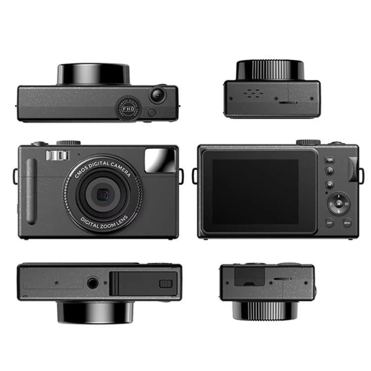 AMKOV CD-R1 24MP HD Pixel Shooting Student Camera 1080P Video Recording CCD Photo Video HD Camera(Black) - free shipping - PMC TechLife - Order now!