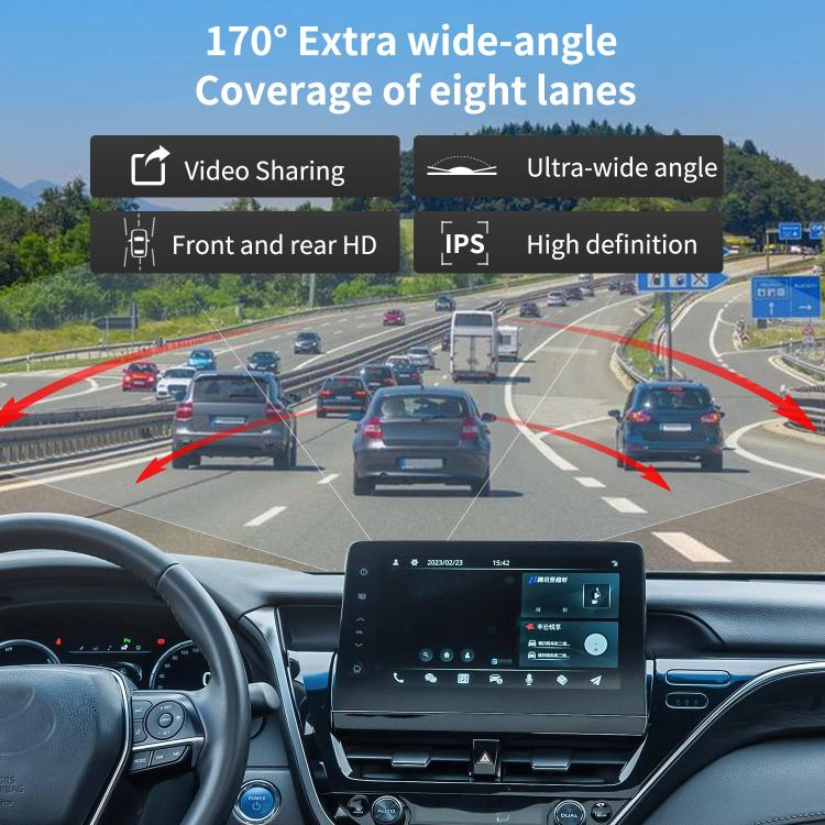 4K+1080P Driving Recorder Dual Front & Rear Recording WIFI Reversing Images(X16) - Car DVRs by PMC TechLife | Online Shopping South Africa | PMC TechLife | Buy Now Pay Later Mobicred