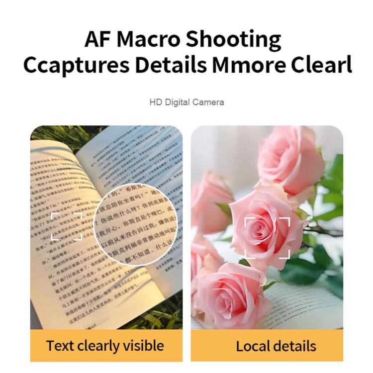 DC03H 2.4-Inch 16X Digital Zoom Electronic Image Stabilization 4K HD Digital Camera(Pink) - Children Cameras by PMC TechLife | Online Shopping South Africa | PMC TechLife | Buy Now Pay Later Mobicred