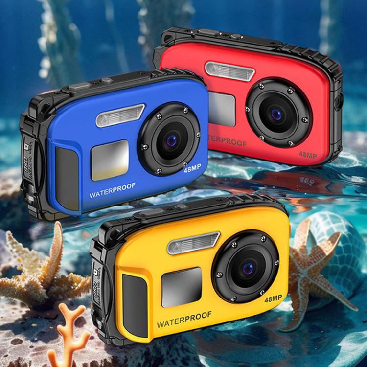 IP68 5m Waterproof Sports Digital Camera Kids Student DV Camera(Yellow) - Video Cameras by PMC TechLife | Online Shopping South Africa | PMC TechLife | Buy Now Pay Later Mobicred