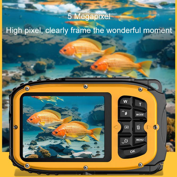 IP68 5m Waterproof Sports Digital Camera Kids Student DV Camera(Blue) - Video Cameras by PMC TechLife | Online Shopping South Africa | PMC TechLife | Buy Now Pay Later Mobicred