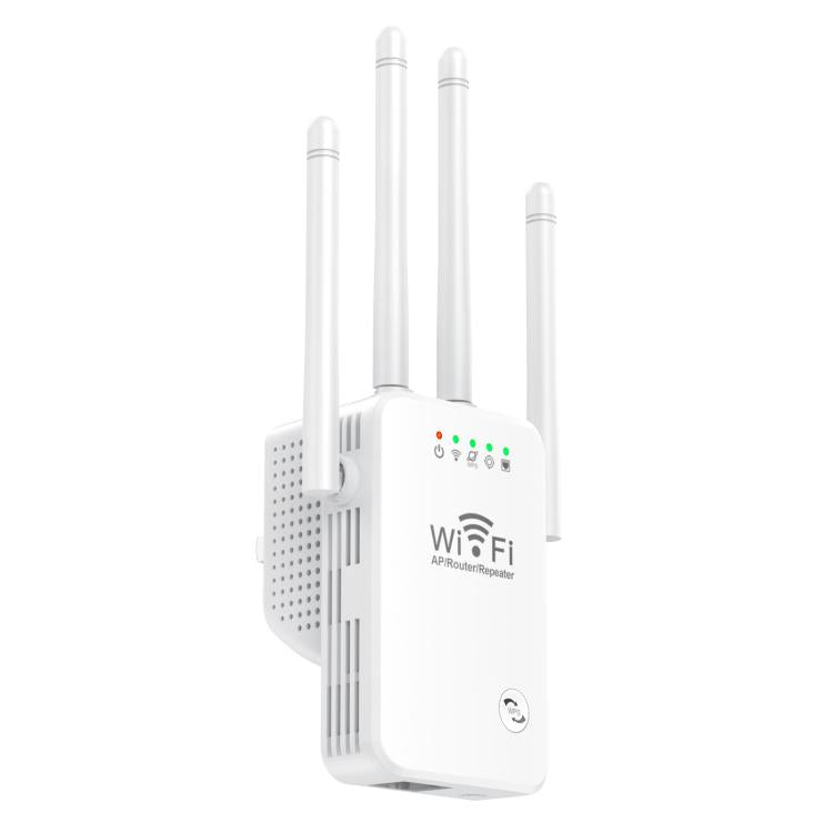 Urant U9 300Mbps 2.4G Wireless Repeater WiFi Signal Amplifier Support WPS Quick Setting AU Plug White - Broadband Amplifiers by Urant | Online Shopping South Africa | PMC TechLife | Buy Now Pay Later Mobicred