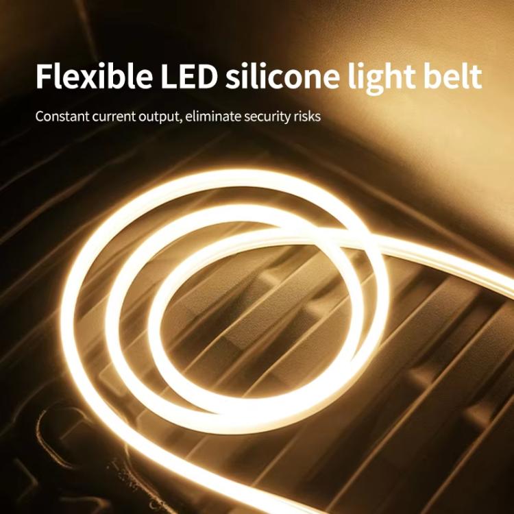 For Tesla Model 3 / Y Front Trunk Atmosphere Decorative Lights Welcome Light Bar(Warm Light) - Atmosphere lights by PMc TechLife | Online Shopping South Africa | PMc TechLife | Buy Now Pay Later Mobicred