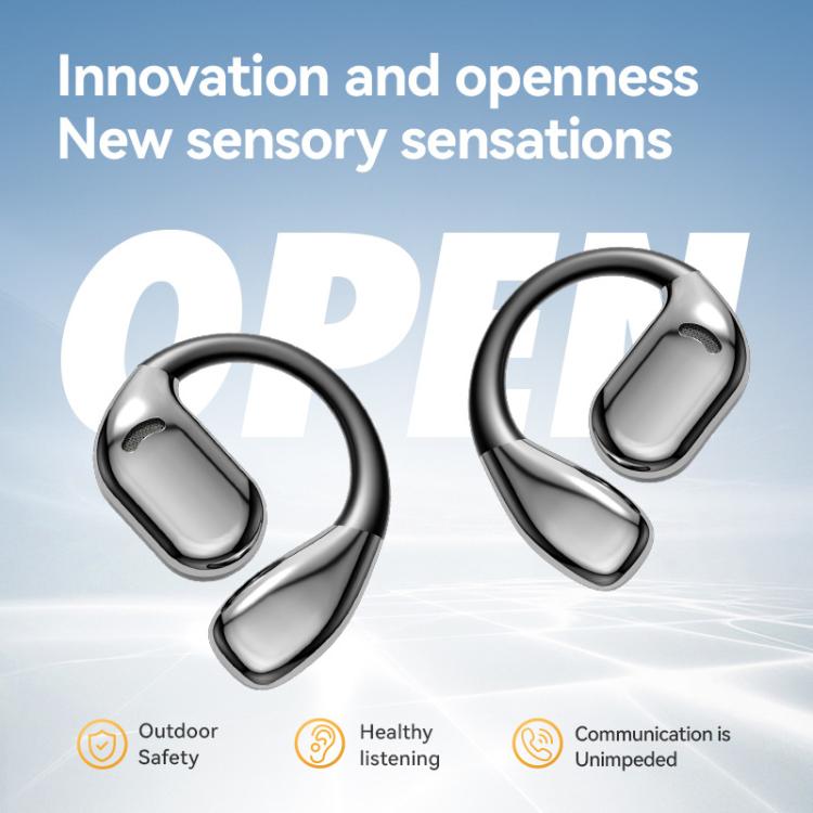 M75 On-Ear AI Intelligent Translation Language Conference Recording Wireless Digital Display Bluetooth Earphone(Black) -  by PMC TechLife | Online Shopping South Africa | PMC TechLife | Buy Now Pay Later Mobicred