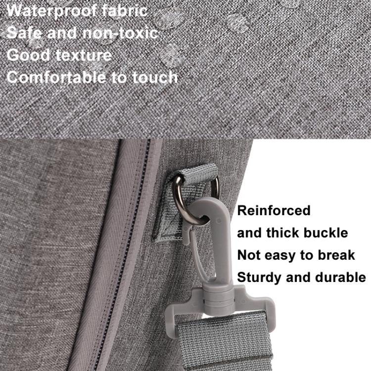 For PICO 4 Ultra BKANO P4U-001 VR Glasses Organizer Handheld Shoulder Bag(Black) - VR Accessories by BKANO | Online Shopping South Africa | PMC TechLife | Buy Now Pay Later Mobicred