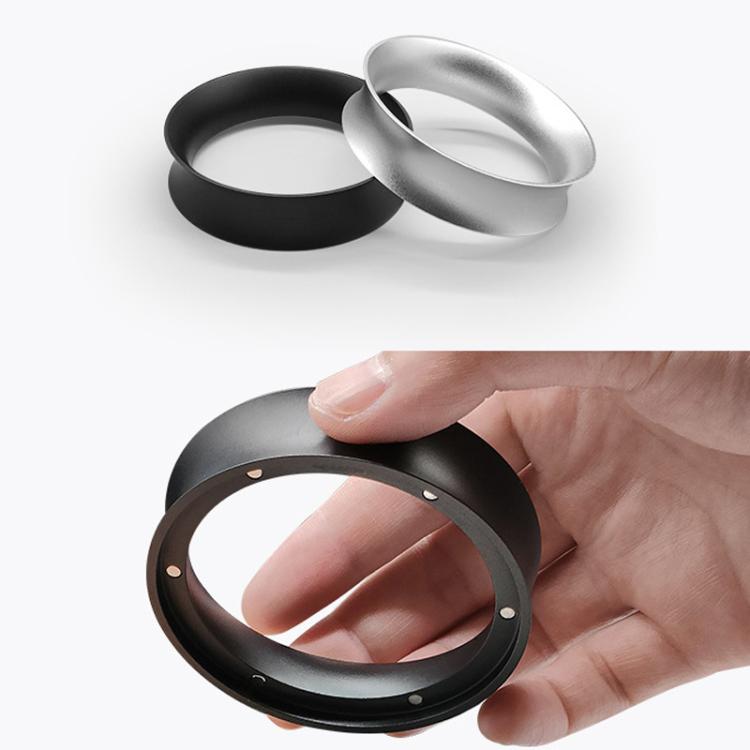53mm Heightened Coffee Handle Powder Catch Magnetic Ring(Black) - free shipping - PMc TechLife - Order now!