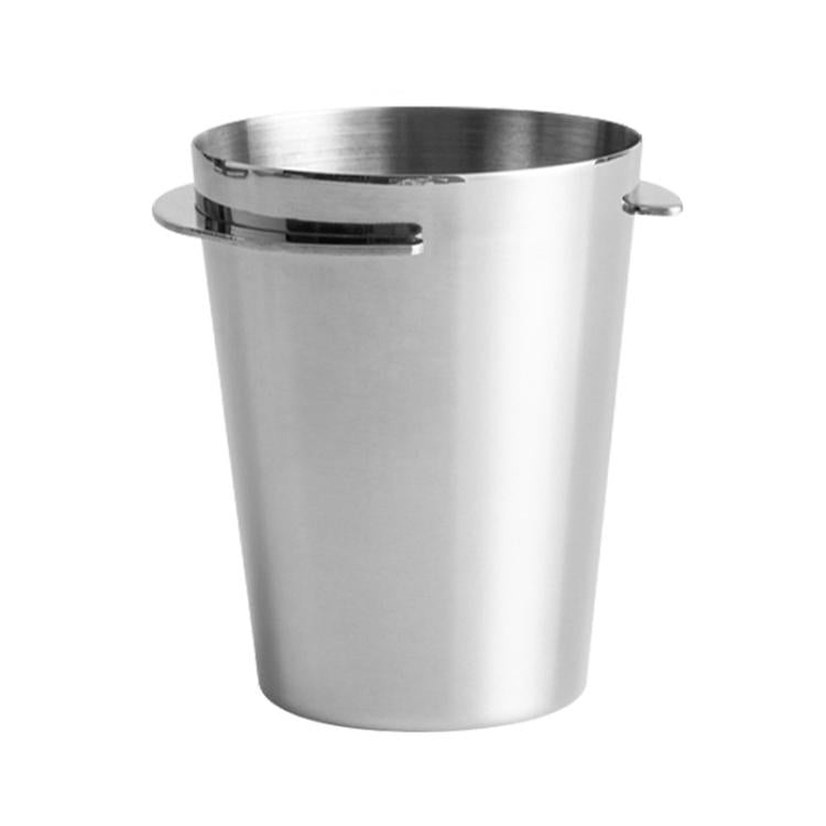 Thickened Coffee Catchers Espresso Machine Handle Catch Tool, Style: 53mm Stainless Steel Mirror - free shipping - PMC TechLife - Order now!