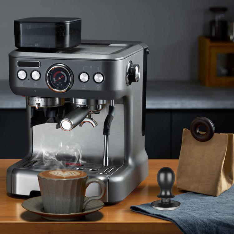 Coffee Constant Pressure Powder Press Adjustable Impact Hammer, Style: Black Thread+Round Base(51mm) - free shipping - PMC TechLife - Order now!