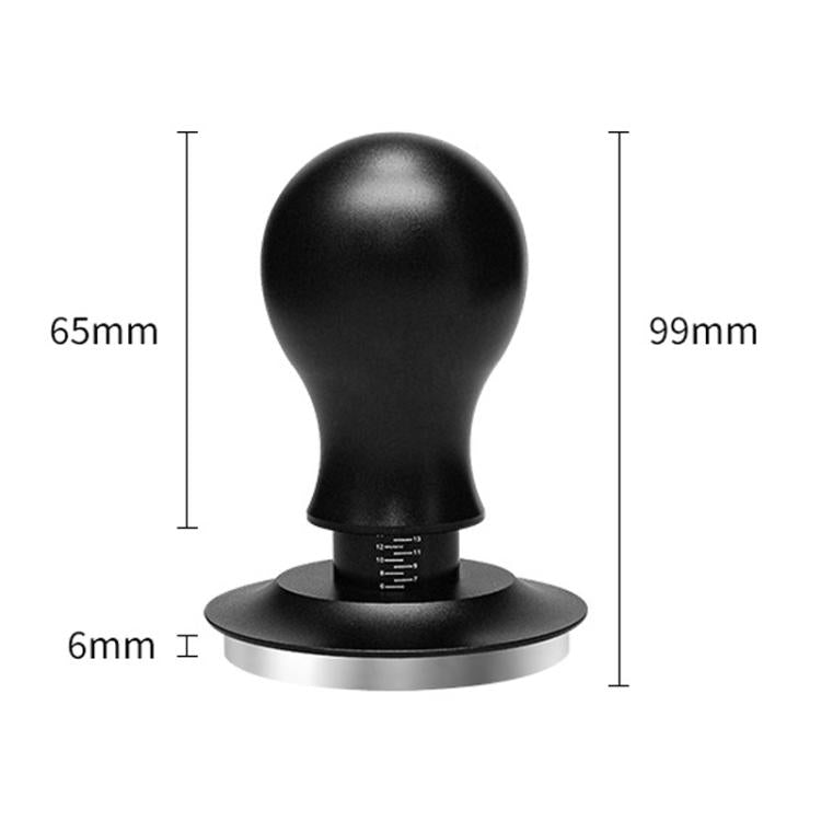 Coffee Constant Pressure Powder Press Adjustable Impact Hammer, Style: Silver Blue Flat Bottom+Round Base(51mm) - free shipping - PMC TechLife - Order now!