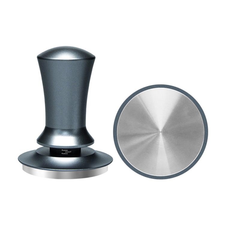 Scale Horizontal Constant Pressure Coffee Grinder Stretching Powder Press Hammer, Style: Silver Blue Flat Bottom(58mm) - free shipping - PMC TechLife - Order now!