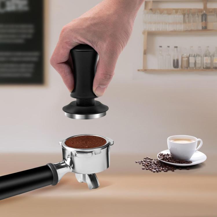Scale Horizontal Constant Pressure Coffee Grinder Stretching Powder Press Hammer, Style: Black Flat Bottom(58mm) - free shipping - PMC TechLife - Order now!