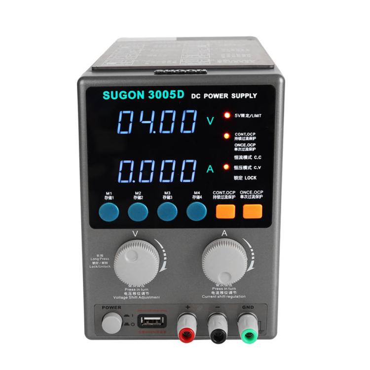 SUGON 3005D 4 Digital Display Power Supply Meter High Power Regulated Power Supply US Plug - free shipping - PMC TechLife - Order now!