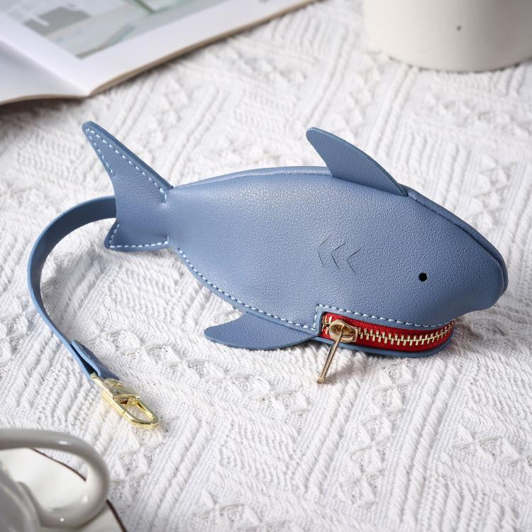 Hallmo Universal Shark-Shaped Key Protective Cover Multifunctional Car Key Storage Bag, Color: Light Blue - free shipping - PMc TechLife - Order now!