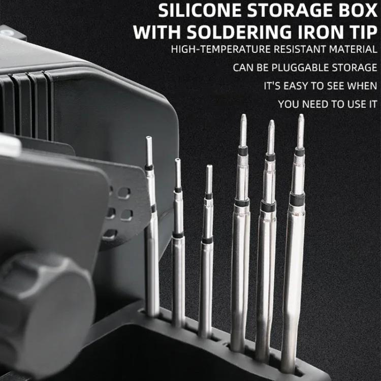 SUGON T60+210 Handle+I/K/IS Tips x 3 Precision Soldering Station Soldering Iron Set Cell Phone Repair Soldering Tool(EU Plug) - free shipping - PMc TechLife - Order now!