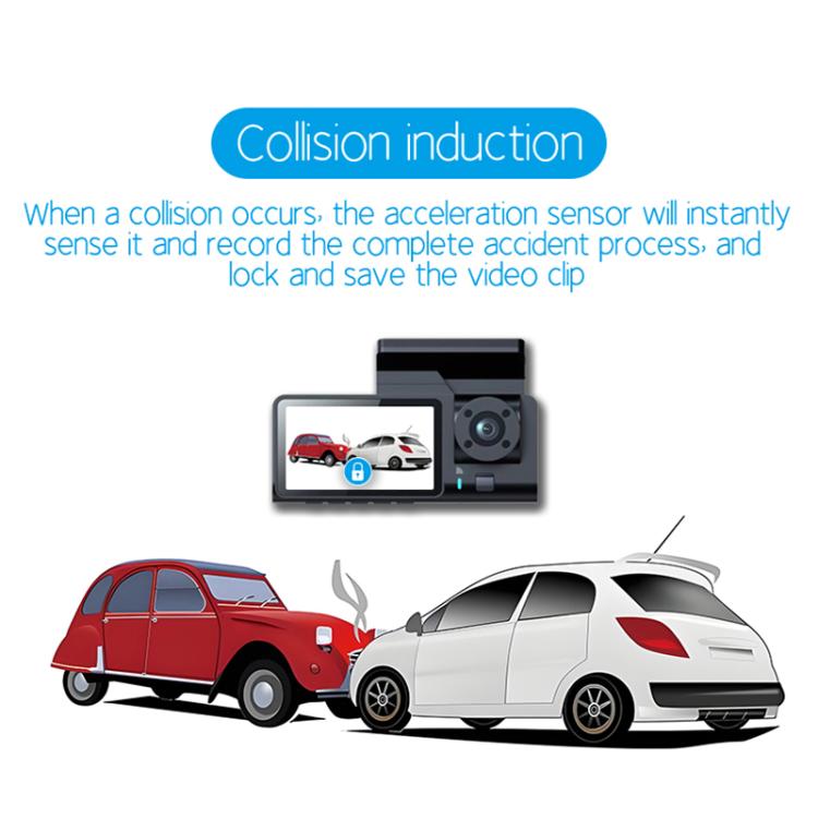 G71 HD 1080P Three-Lens 2.0-Inch Infrared Night Vision Driving Recorder, Spec: WIFI Connection - Car DVRs by PMc TechLife | Online Shopping South Africa | PMc TechLife | Buy Now Pay Later Mobicred